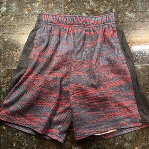 Red and Black Athletic Shorts Boys